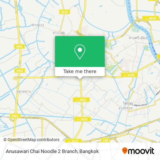 Anusawari Chai Noodle 2 Branch map