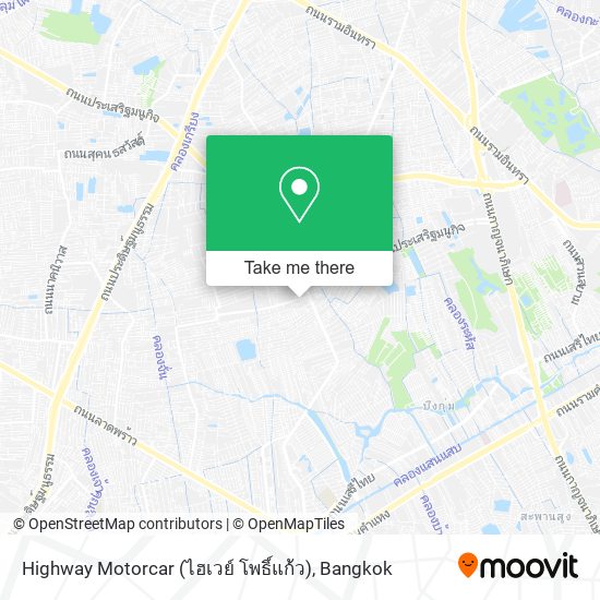 Highway Motorcar (ไฮเวย์ โพธิ์แก้ว) map