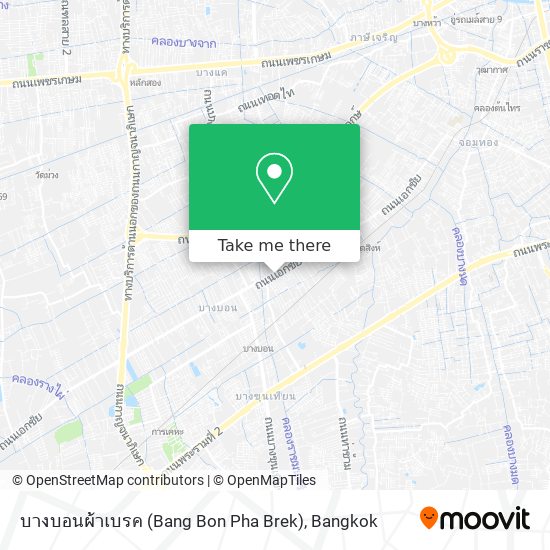 บางบอนผ้าเบรค (Bang Bon Pha Brek) map
