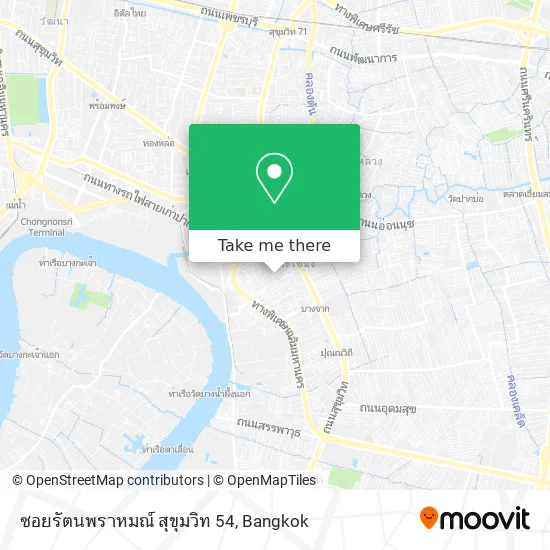 ซอยรัตนพราหมณ์ สุขุมวิท 54 map