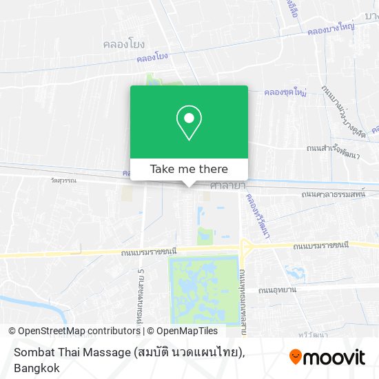 Sombat Thai Massage (สมบัติ นวดแผนไทย) map