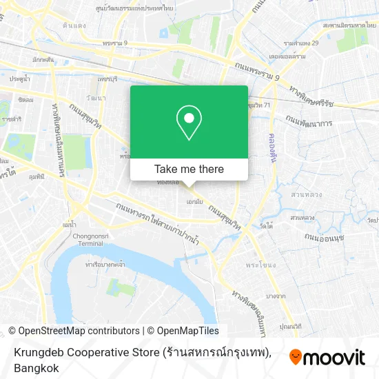 Krungdeb Cooperative Store (ร้านสหกรณ์กรุงเทพ) map