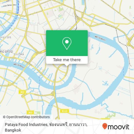 Pataya Food Industries, ช่องนนทรี, ยานนาวา map