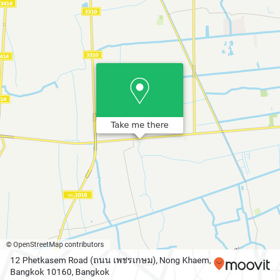 12 Phetkasem Road (ถนน เพชรเกษม), Nong Khaem, Bangkok 10160 map