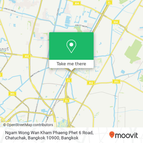 Ngam Wong Wan Kham Phaeng Phet 6 Road, Chatuchak, Bangkok 10900 map