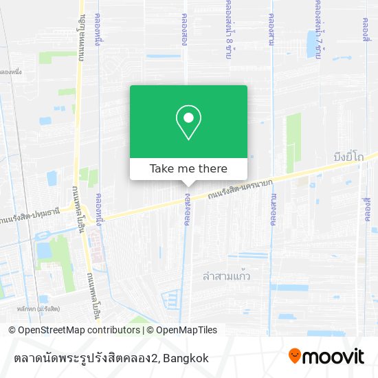 ตลาดนัดพระรูปรังสิตคลอง2 map