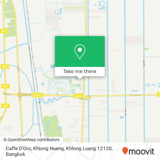 Caffe D'Oro, Khlong Nueng, Khlong Luang 12120 map