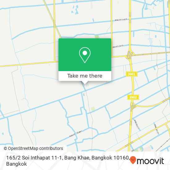 165 / 2 Soi Inthapat 11-1, Bang Khae, Bangkok 10160 map