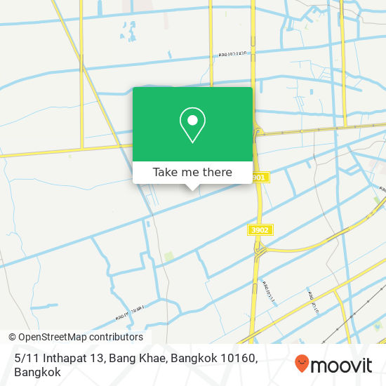 5 / 11 Inthapat 13, Bang Khae, Bangkok 10160 map