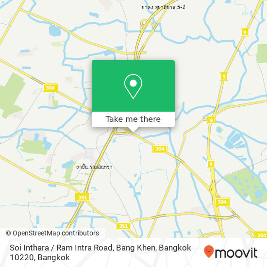 Soi Inthara / Ram Intra Road, Bang Khen, Bangkok 10220 map