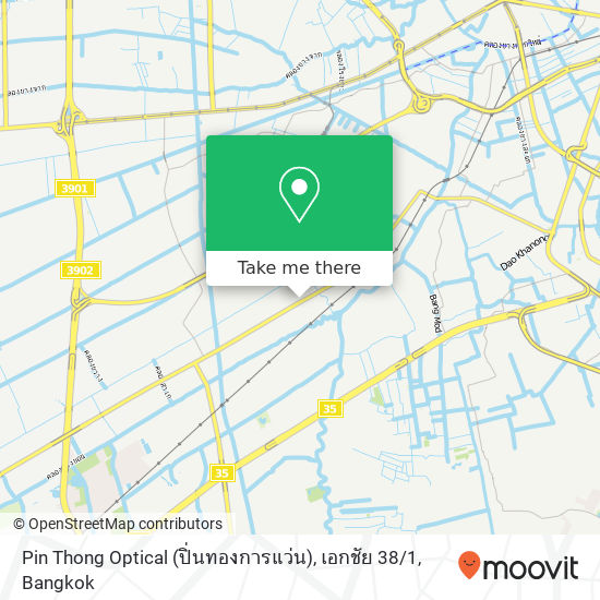 Pin Thong Optical (ปิ่นทองการแว่น), เอกชัย 38 / 1 map