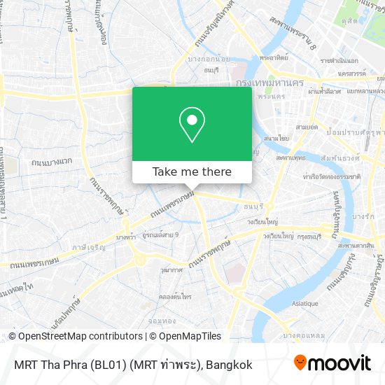MRT Tha Phra (BL01) (MRT ท่าพระ) map