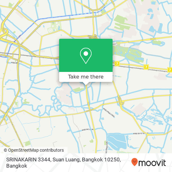 SRINAKARIN 3344, Suan Luang, Bangkok 10250 map