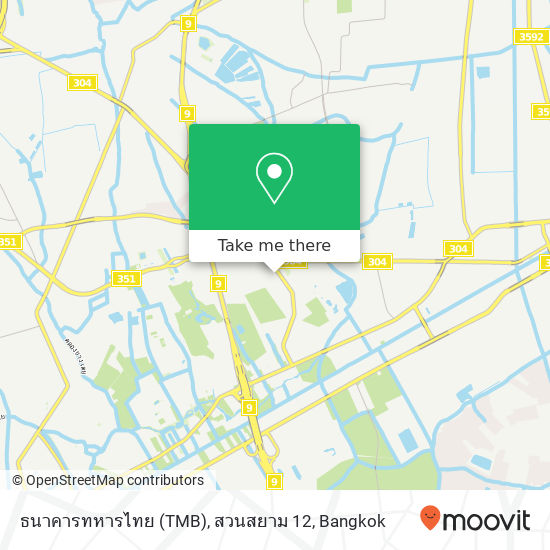 ธนาคารทหารไทย (TMB), สวนสยาม 12 map