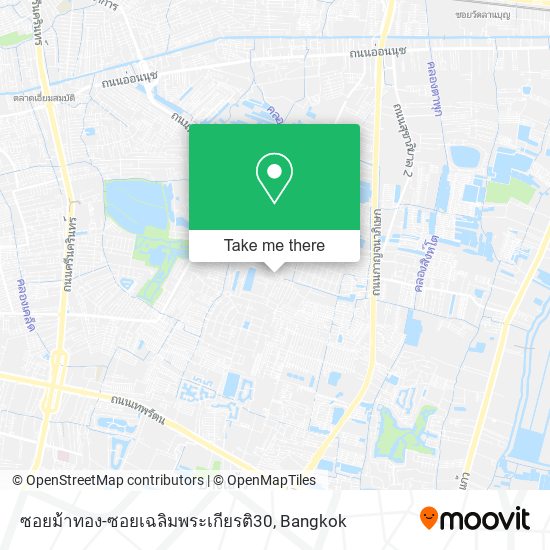 ซอยม้าทอง-ซอยเฉลิมพระเกียรติ30 map