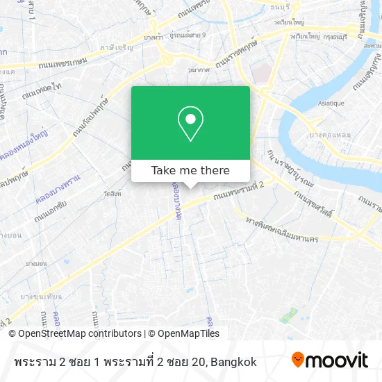 พระราม 2 ซอย 1 พระรามที่ 2 ซอย 20 map