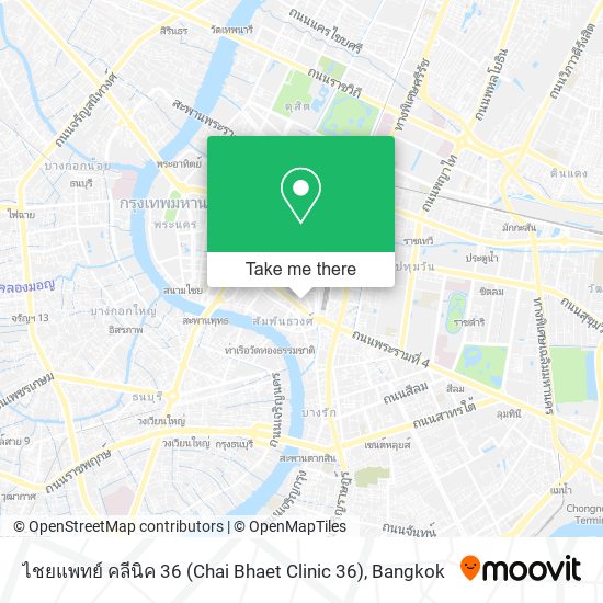 ไชยแพทย์ คลีนิค 36 (Chai Bhaet Clinic 36) map