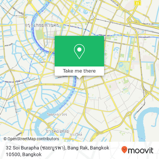32 Soi Burapha (ซอยบูรพา), Bang Rak, Bangkok 10500 map