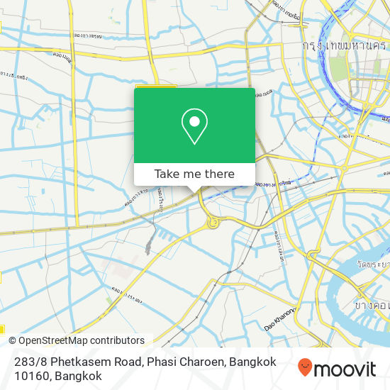 283 / 8 Phetkasem Road, Phasi Charoen, Bangkok 10160 map