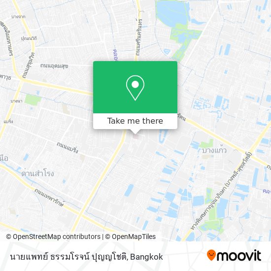 นายแพทย์ ธรรมโรจน์ ปุญญโชติ map