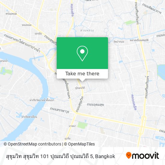 สุขุมวิท สุขุมวิท 101 ปุณณวิถี ปุณณวิถี 5 map