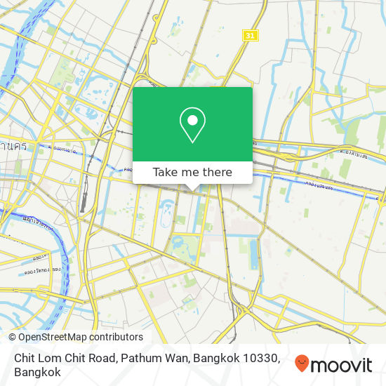 Chit Lom Chit Road, Pathum Wan, Bangkok 10330 map