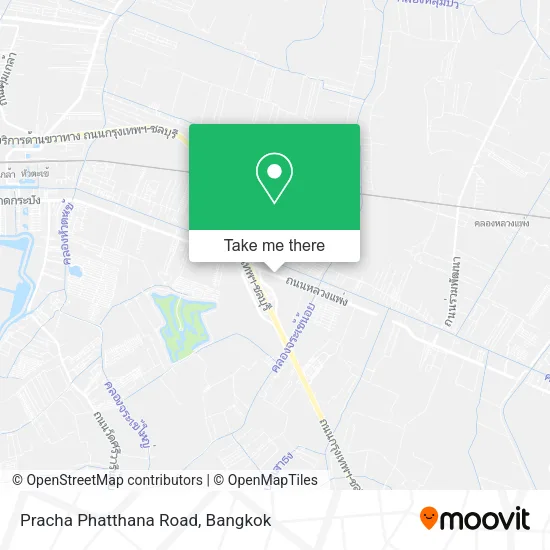 Pracha Phatthana Road map