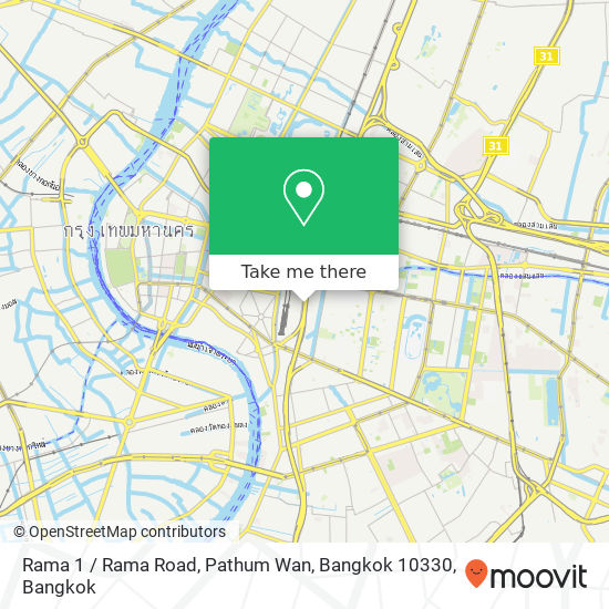 Rama 1 / Rama Road, Pathum Wan, Bangkok 10330 map