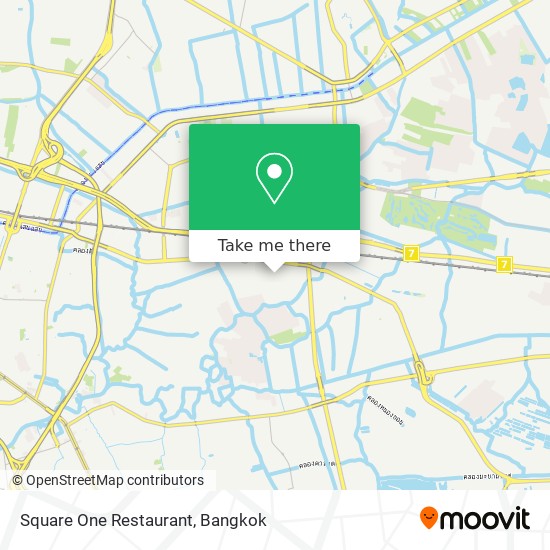 Square One Restaurant map