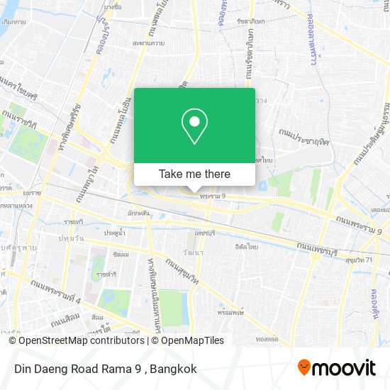Din Daeng Road Rama 9 map