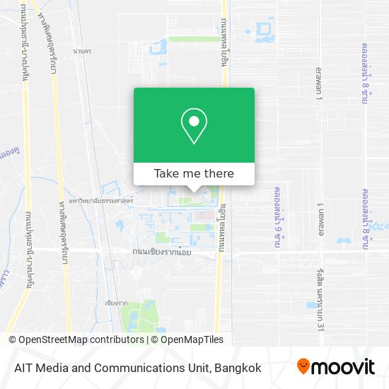 AIT Media and Communications Unit map