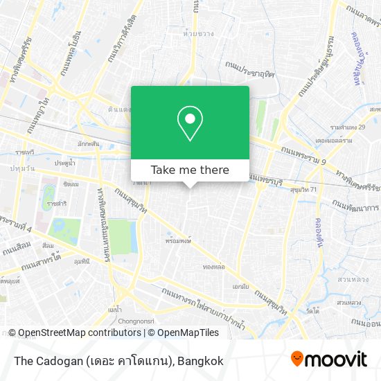 The Cadogan (เดอะ คาโดแกน) map