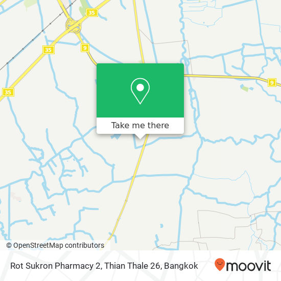 Rot Sukron Pharmacy 2, Thian Thale 26 map