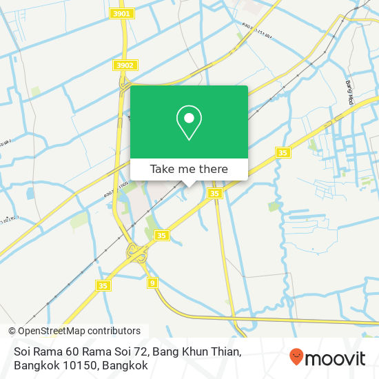 Soi Rama 60 Rama Soi 72, Bang Khun Thian, Bangkok 10150 map