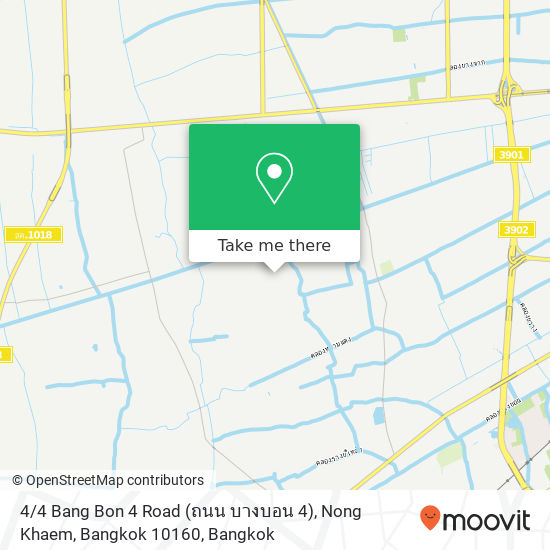 4 / 4 Bang Bon 4 Road (ถนน บางบอน 4), Nong Khaem, Bangkok 10160 map