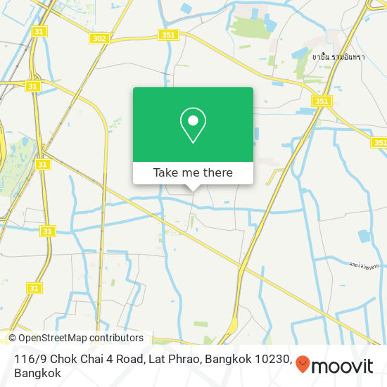 116 / 9 Chok Chai 4 Road, Lat Phrao, Bangkok 10230 map