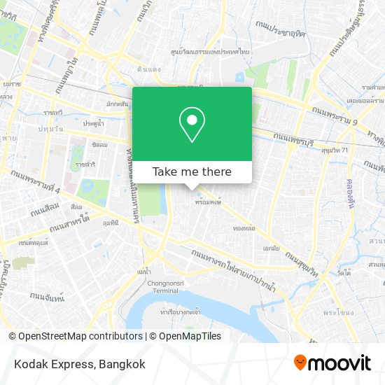 Kodak Express map