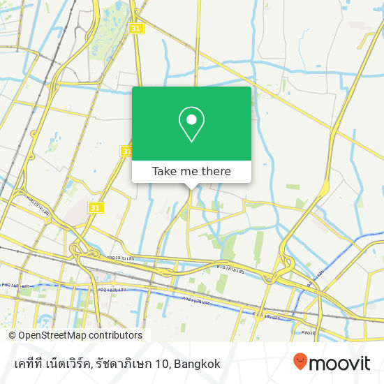 เคทีที เน็ตเวิร์ค, รัชดาภิเษก 10 map