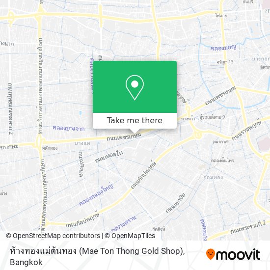 ห้างทองแม่ต้นทอง (Mae Ton Thong Gold Shop) map