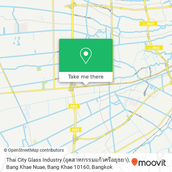 Thai City Glass Industry (อุตสาหกรรมแก้วศรีอยุธยา), Bang Khae Nuae, Bang Khae 10160 map