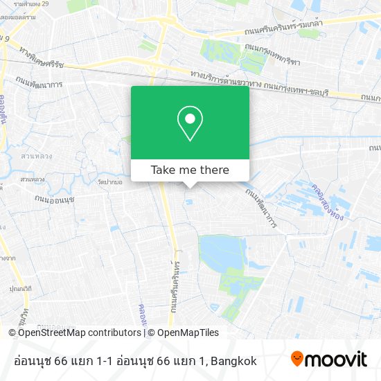 อ่อนนุช 66 แยก 1-1 อ่อนนุช 66 แยก 1 map