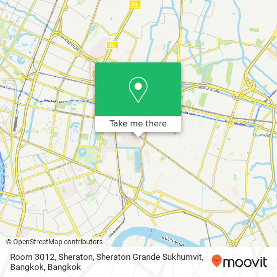 Room 3012, Sheraton, Sheraton Grande Sukhumvit, Bangkok map
