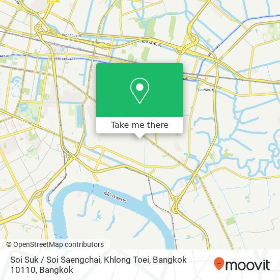 Soi Suk / Soi Saengchai, Khlong Toei, Bangkok 10110 map