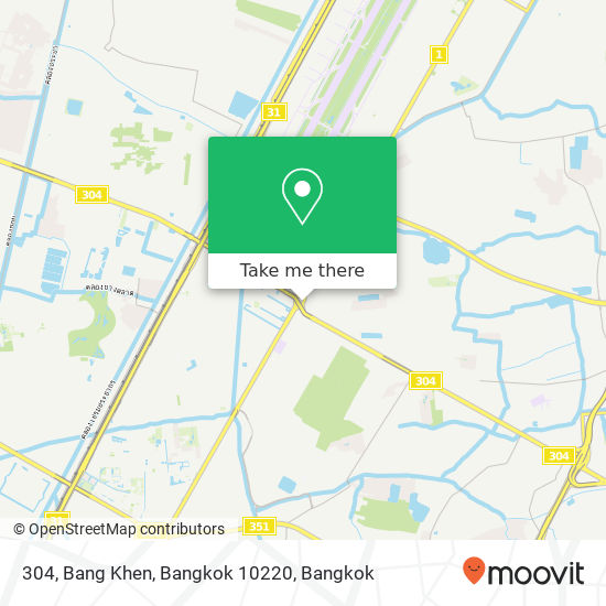 304, Bang Khen, Bangkok 10220 map