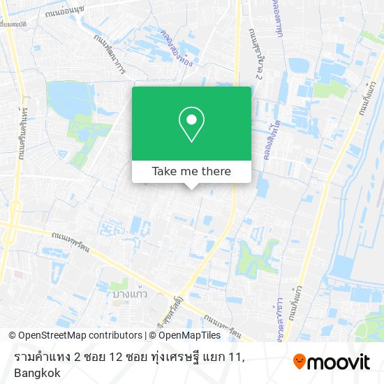 รามคำแหง 2 ซอย 12 ซอย ทุ่งเศรษฐี แยก 11 map