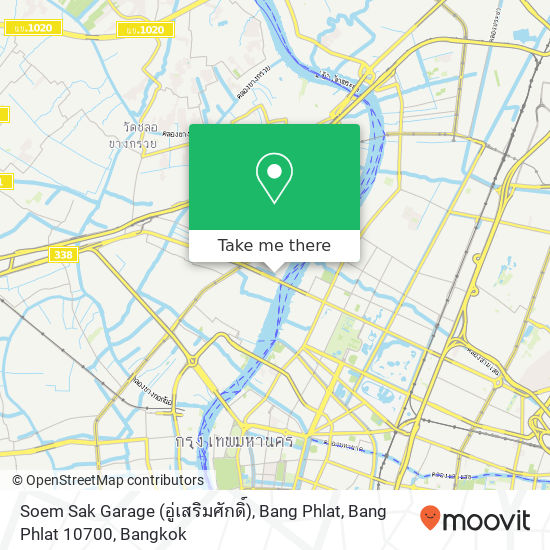 Soem Sak Garage (อู่เสริมศักดิ์), Bang Phlat, Bang Phlat 10700 map