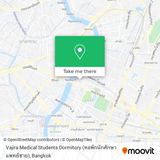 Vajira Medical Students Dormitory (หอพักนักศักษาแพทย์ชาย) map