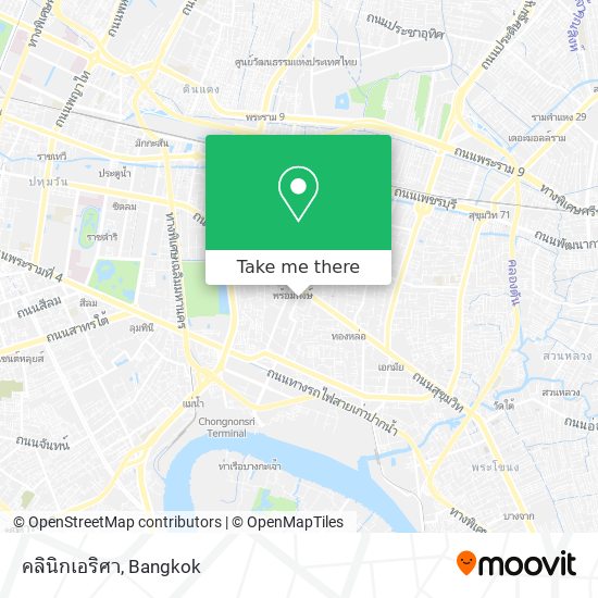 คลินิกเอริศา map