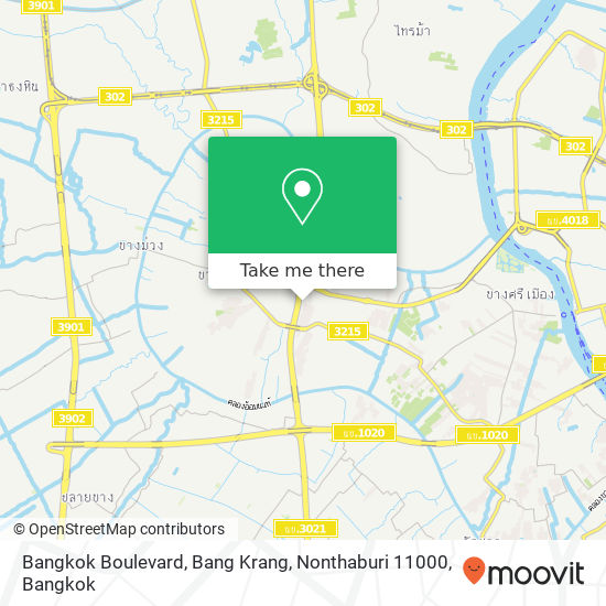 Bangkok Boulevard, Bang Krang, Nonthaburi 11000 map