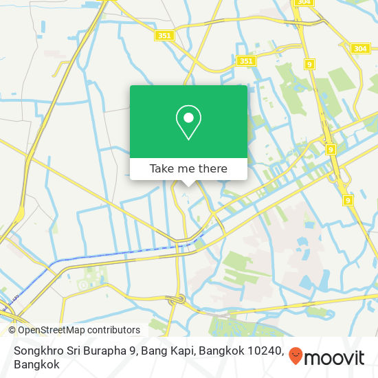 Songkhro Sri Burapha 9, Bang Kapi, Bangkok 10240 map